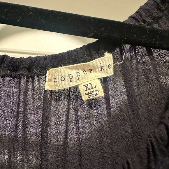 Black Mid Sleeve Shirt - Picture 2 of 4